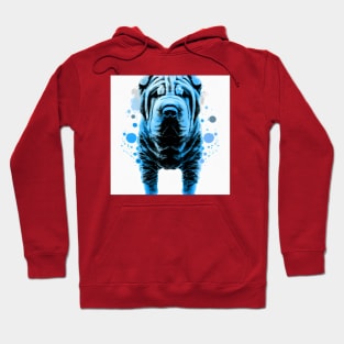 Shar Pei Dog Minimal Photo Art Hoodie